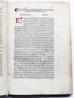 Quintiliano - [Incunable] M. Fabi Quintiliani Declamationes, Antiek en Kunst