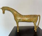 sculptuur, Cheval - 24 cm - Gepatineerd brons, Antiquités & Art