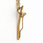 Collier avec pendentif - 18 carats Or jaune, Bijoux, Sacs & Beauté