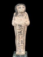 Oud-Egyptisch Faience Shabti voor Lyri. Spaanse