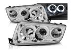CCFL Angel Eyes koplampen Chrome geschikt voor Skoda Fabia 1, Auto-onderdelen, Verzenden, Nieuw, Skoda