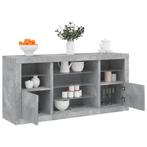 vidaXL Dressoir met LED-verlichting 142,5x37x67 cm, Huis en Inrichting, Kasten | Dressoirs, Verzenden, Nieuw