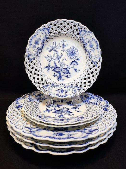 Meissen - Bord (6) - Ø 20,7/15,4 cm 6er Set antike, Antiquités & Art, Antiquités | Verre & Cristal