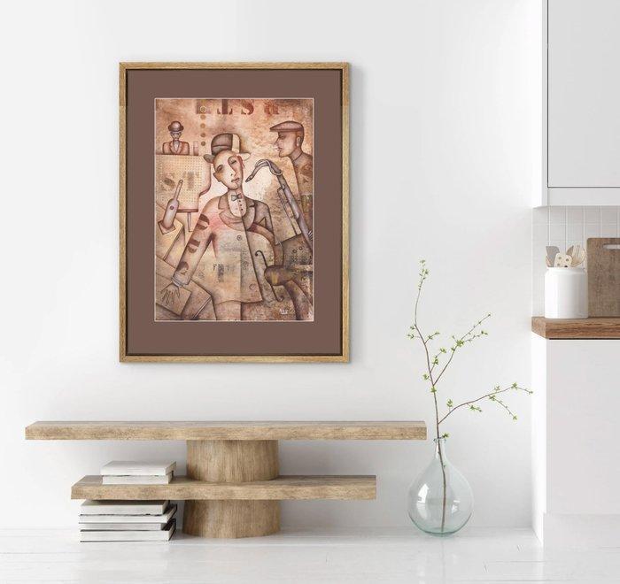 Eugene Ivanov - Silent Tones of the City, Antiek en Kunst, Kunst | Schilderijen | Modern