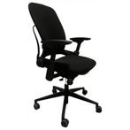 Steelcase Leap V2 Zwart, Verzenden, Zwart, Zo goed als nieuw, Bureaustoel