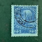 Crète - Bureaux de poste autrichiens 1914 - 25 cent, Gestempeld