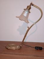 Lampe - Bronze doré - lampe de bureau art déco, Antiquités & Art