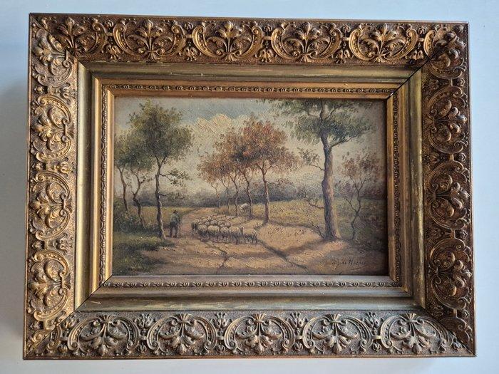 Naar.J de Herder (XX) - Herder, Antiek en Kunst, Kunst | Schilderijen | Klassiek