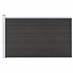 vidaXL Schutting 175x105 cm HKC grijs, Verzenden, Nieuw