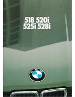 1982 BMW 5 SERIE BROCHURE ENGELS