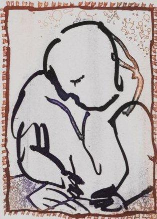 Pierre Alechinsky (1927) - Composition