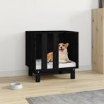 vidaXL Niche pour chien Noir 50x40x52 cm Bois de pin, Animaux & Accessoires, Accessoires pour chiens, Verzenden, Neuf