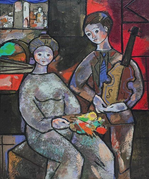 Miquel Torner de Semir (1938) - NO RESERVE - Flores y, Antiek en Kunst, Kunst | Schilderijen | Klassiek