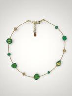 24 karaat - vetro di Murano, Geel goud - Halsketting - Glas