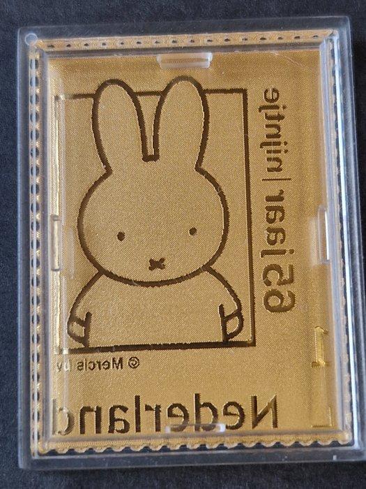 Nederland 2024 - 24 karaat gouden postzegel 65 jaar Nijntje, Postzegels en Munten, Postzegels | Nederland