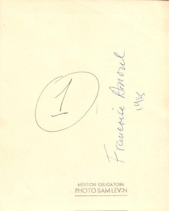 Sam Levin (1904-1992) - French Actress Francoise Arnoul, Antiek en Kunst, Kunst | Designobjecten