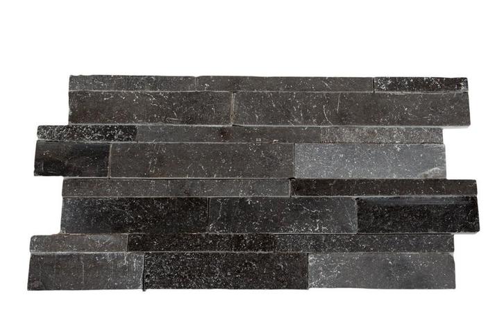 Natuurstenen steenstrips Black Bluestone Split - 61x15 cm, Doe-het-zelf en Bouw, Tegels, Minder dan 20 cm, 60 cm of meer, 10 m² of meer