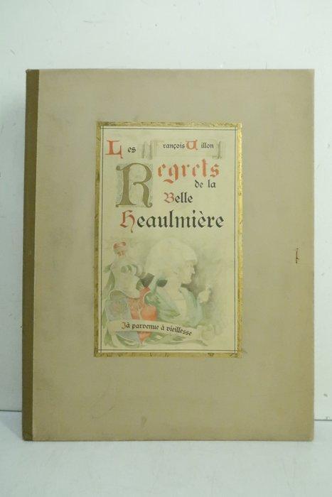 François Villon / Léon Lebègue - Les Regrets de la belle, Antiquités & Art, Antiquités | Livres & Manuscrits