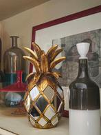 Ornement décoratif - Miroir Ananas Doré