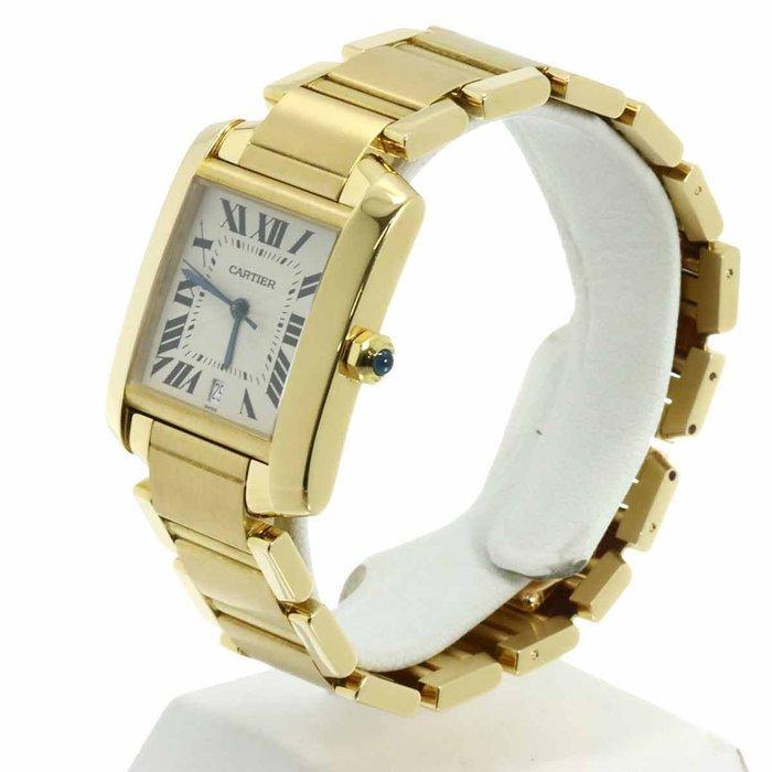 Cartier - Tank Française - W50001R2 - Heren - 2000-2010, Bijoux, Sacs & Beauté, Montres | Hommes
