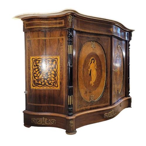 Dressoir - Brons, Marmer, Meubelmaken van verschillende, Antiek en Kunst, Antiek | Meubels | Stoelen en Sofa's