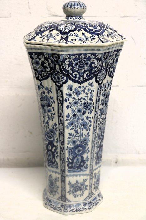 Keramis Boch, De Schilderkamer - Vase avec couvercle (3) -, Antiek en Kunst, Antiek | Glaswerk en Kristal