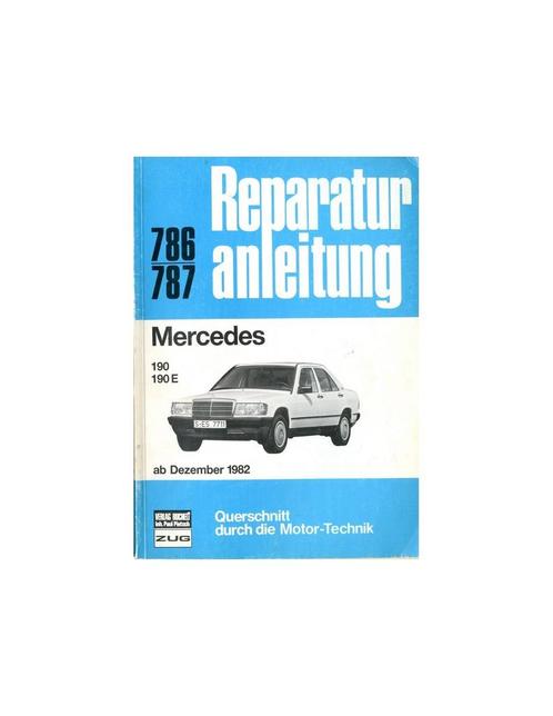 1982 - 1985 MERCEDES BENZ 190 W201 VRAAGBAAK DUITS, Auto diversen, Handleidingen en Instructieboekjes