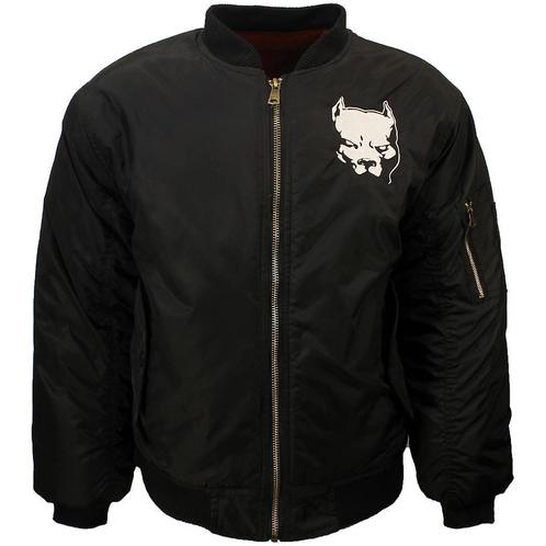 Pitbull Geborduurd Logo Bomberjack Style Jas, Kleding | Heren, Truien en Vesten