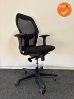 Ahrend 160 - Zwarte stoffering - netweave rug - Zwart voetkr, Ophalen of Verzenden, Stoel