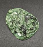 Jade - Feicui Jadeite - Qilin / Eenhoorn - Hanger - NGTC