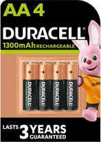 Duracell Rechargeable AA 1300mAh batterijen - 4 stuks, Audio, Tv en Foto, Accu's en Batterijen, Nieuw, Verzenden