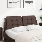 vidaXL Hoofdbordkussen 120 cm kunstleer bruin, Huis en Inrichting, Slaapkamer | Bedden, Verzenden, Nieuw