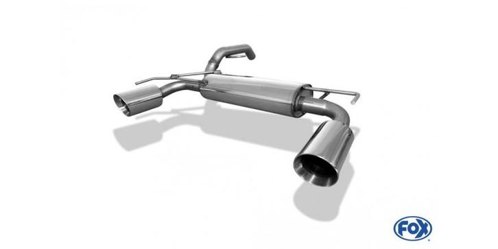 FOX Opel Adam S achterdemper cross exit rechts/links - 1x100, Auto-onderdelen, Uitlaatsystemen, Nieuw, Verzenden