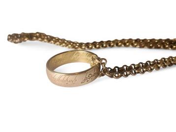 Veiling - Zeldzame Lord of the Rings Ring in 925 Zilver beschikbaar voor biedingen