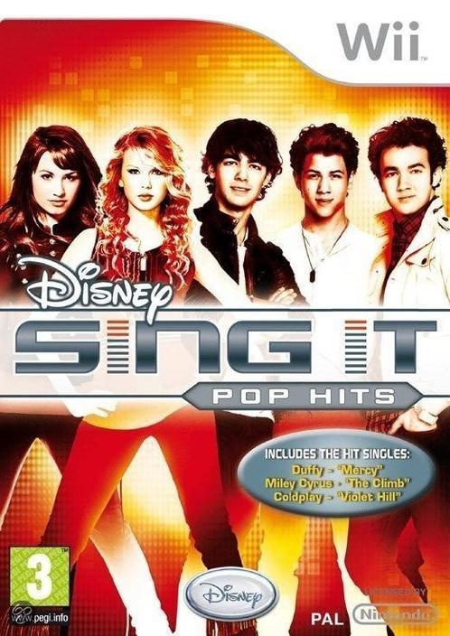 Disney Sing IT Pophits (Nintendo wii tweedehands game), Games en Spelcomputers, Spelcomputers | Nintendo Wii, Ophalen of Verzenden