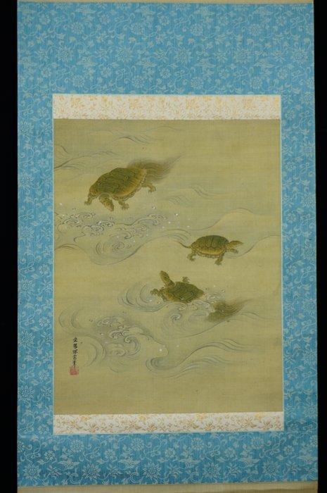 Absolute Auction – “Turtles in Flowing Water” – Meiji to, Antiek en Kunst, Antiek | Overige Antiek