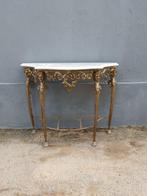 Wandtafel - Grote console van brons met vrouwelijke