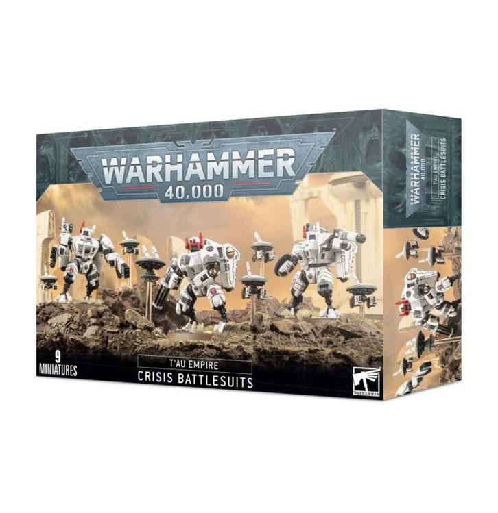 Tau Empire XV8 Crisis Battlesuits (warhammer nieuw), Hobby en Vrije tijd, Wargaming, Ophalen of Verzenden