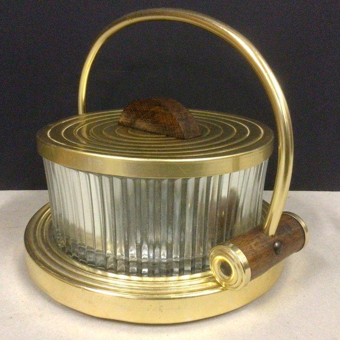 Koektrommel - Metaal, hout, spiegel en glas, Antiek en Kunst, Kunst | Designobjecten