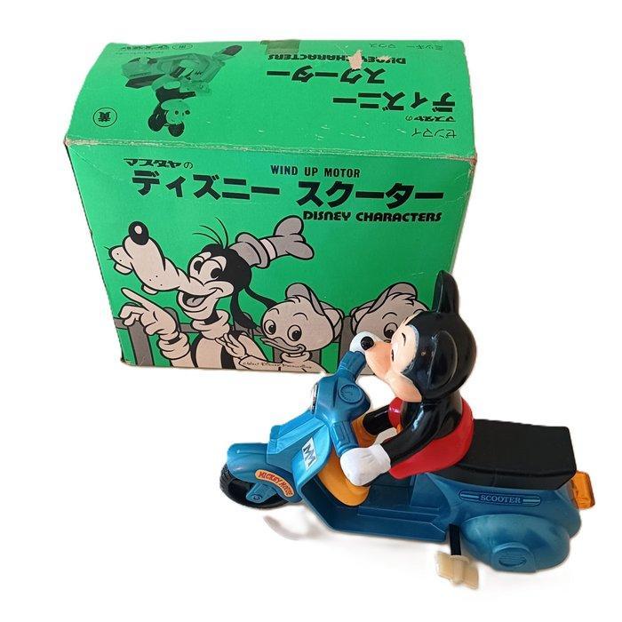 Masudaya - Scooter van Mickey Mouse - Opwindspeelgoed -, Antiek en Kunst, Antiek | Speelgoed