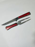 Keukenmes - Set van twee Amerikaanse filetmessen en vork