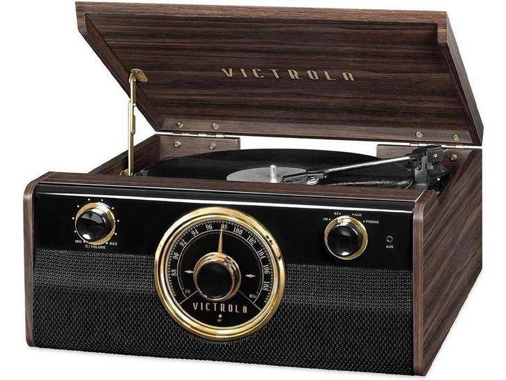 VICTROLA EMPIRE JNR - Muziek Center - 4 in 1 Platenspeler, Huis en Inrichting, Woonaccessoires | Overige, Zo goed als nieuw, Verzenden