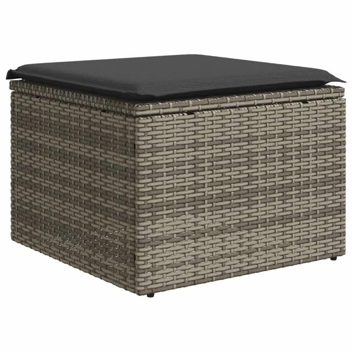Tuinkruk met Kussen Grijs - OP = OP - Perfect voor terras!, Tuin en Terras, Tuinstoelen, Nieuw, Rotan, Verzenden