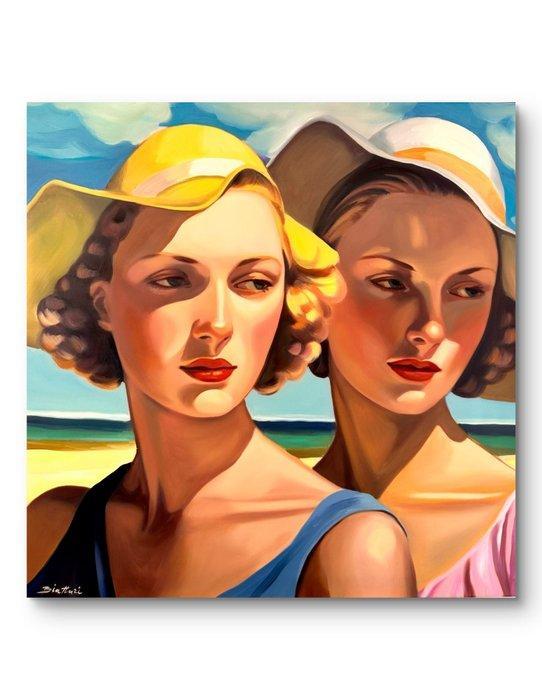 Biatturi Irina - Les Copines 3, Antiek en Kunst, Kunst | Designobjecten