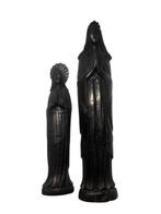 Set van twee biddende maagden (2) - Antiek - Ebbenhout -, Antiek en Kunst