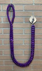 Lederen honden riem Purple, Ophalen of Verzenden, Nieuw