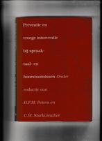 Preventie en vroege interventie spraakstoornis 9789026510588, Boeken, Verzenden, Gelezen