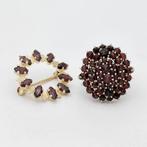 Zonder minimumprijs - 2-delige sieradenset Zilver - Granaat