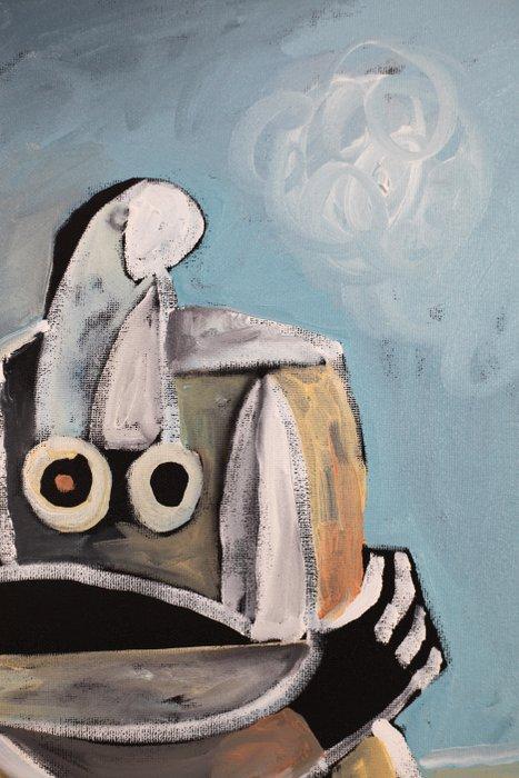 Onie Jackson - Femme assise les bras croisés, Antiek en Kunst, Kunst | Schilderijen | Modern