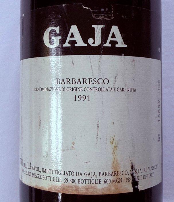 1991 Gaja - Barbaresco - 1 Fles (0,75 liter), Verzamelen, Wijnen